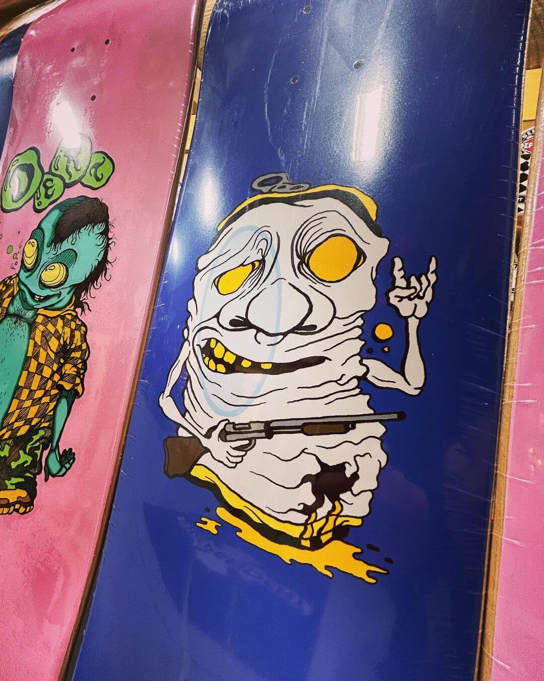 Dert skateboards at Backwoods Snowboards and Skateboards in Auburn Maine
