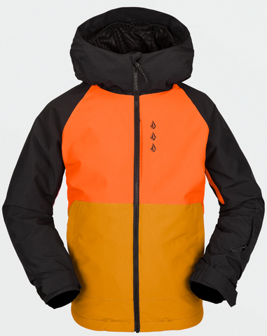Volcom Kids Breck Insulated Jacket Orange Shock
