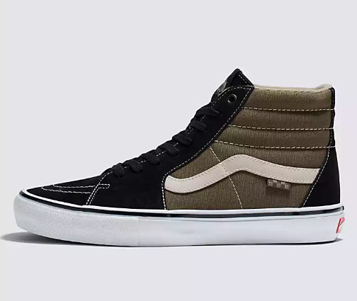 Vans Sk8 Hi Black Olive Backwoods