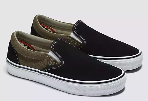 Vans Slip On Black Olive Backwoods