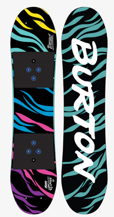 Flat Top Rocker Board 2022 Burton Chicklet Junior Girls Snowboard