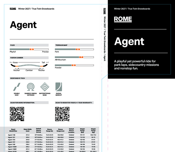 Rome Agent Snowboard 2027