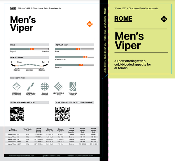 Rome Viper Snowboard 2027