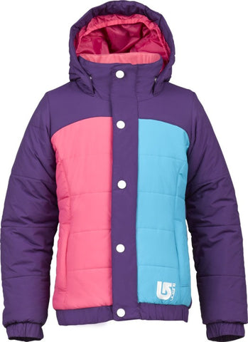 Burton Girls Cascade Puffy Kids Jacket -  Enchanted/Hot Streak/Bohemian