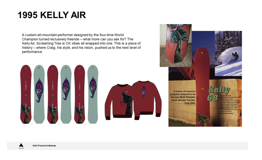 burton craig kelly snowboard kijiji Burton 1995 Kelly Air Snowboard 158