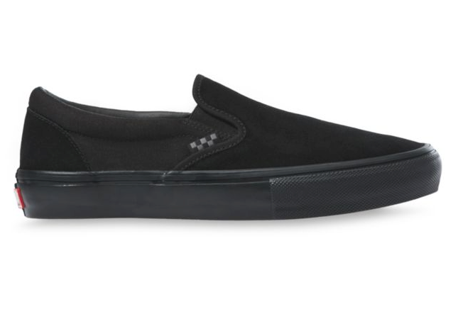 国内配送 VANS SLIP-ON RECONSTRUCT BLACK Vans Men's Slip-On Reconstruct Sneakers in Black Vans