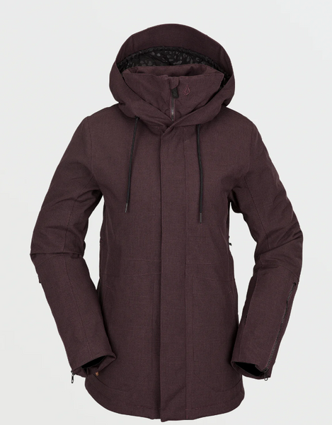 Volcom Women's Sherwin Insulated Jacket Black Plum 2023