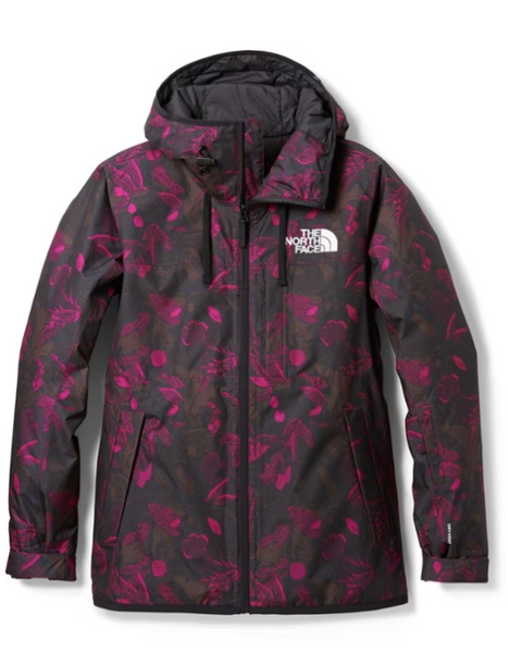 The North Face Women's Superlu Jacket Roxbury Pink Halftone Floral  Print/Black