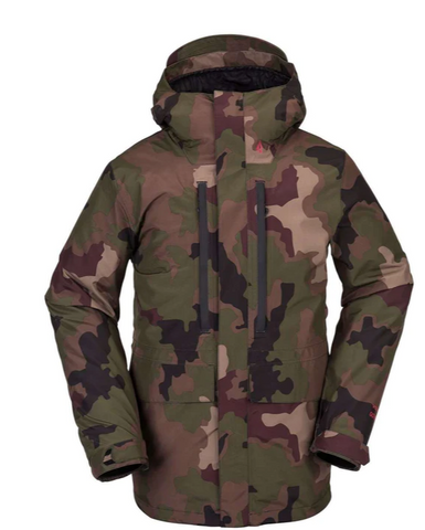 Volcom Men's Ten Insulated GORE-TEX Jacket Dark Camo