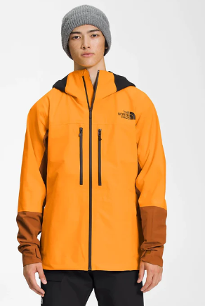 The North Face Men's Ceptor Jacket Cone Orange/Leather Brown 2023